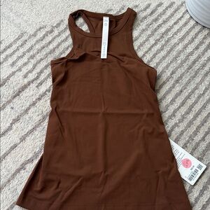 Lululemon align hip length racerback tank size 2 roasted brown